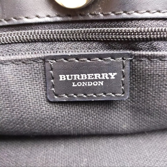 Burberry Coated Canvas Tote - Picture 6 of 8